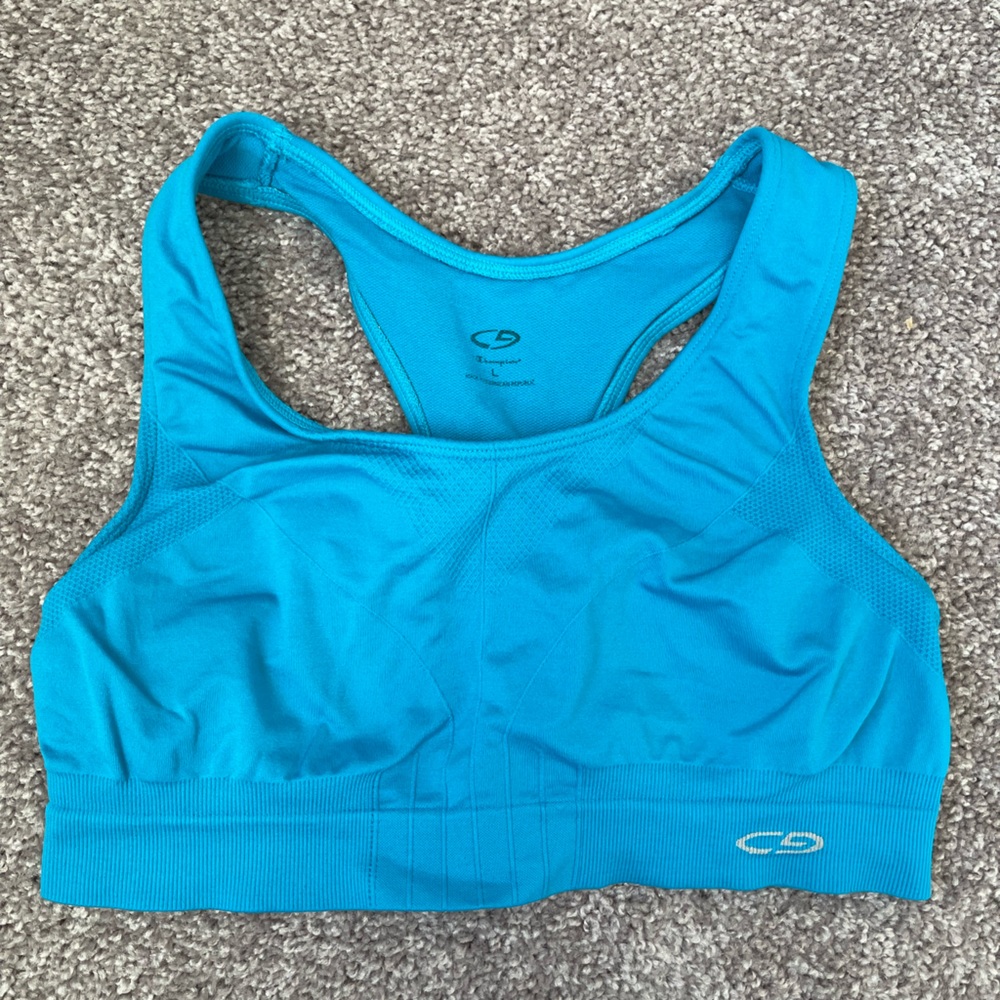 Champion Blue Sports Bra Large